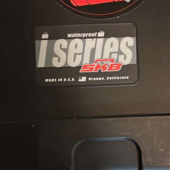 I series Black Hard Shell waterproof Camera Case with Stickers - Picture 5 of 5